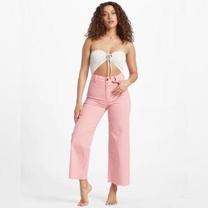 Pink free fall pants